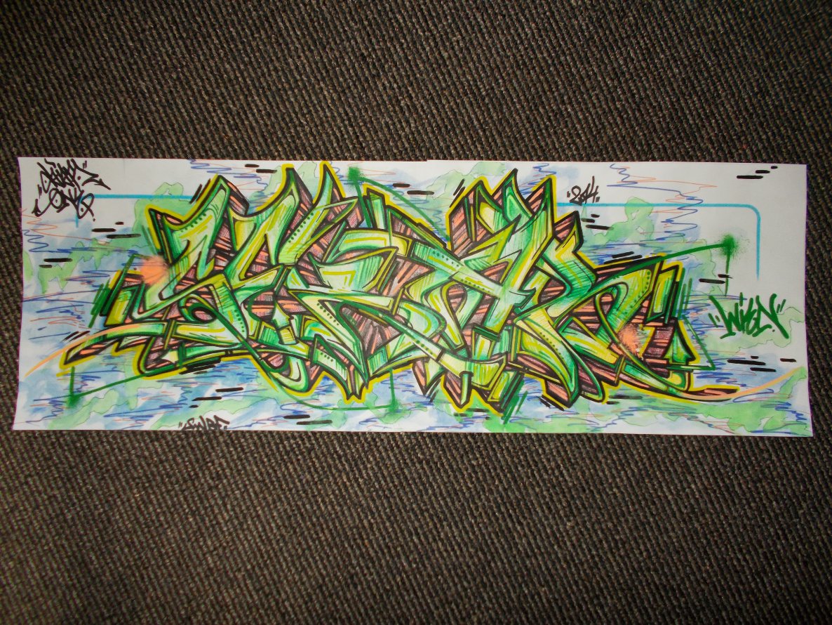 Graffiti Sketch - Photo by DaiaR - dair, daiar, sekar (2014)