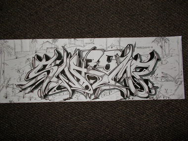 Graffiti Sketch - Photo by DaiaR - daiar, dair, swamp (2014)