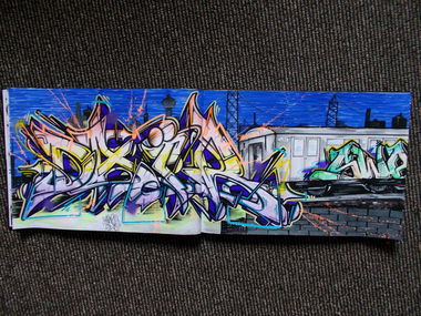 Graffiti Sketch - Photo by DaiaR - dair, daiar, swbf (2014)