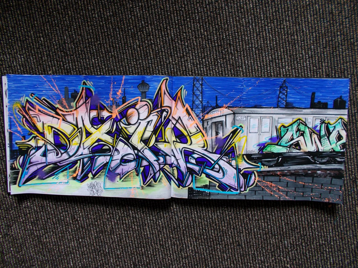 Graffiti Sketch - Photo by DaiaR - dair, daiar, swbf (2014)