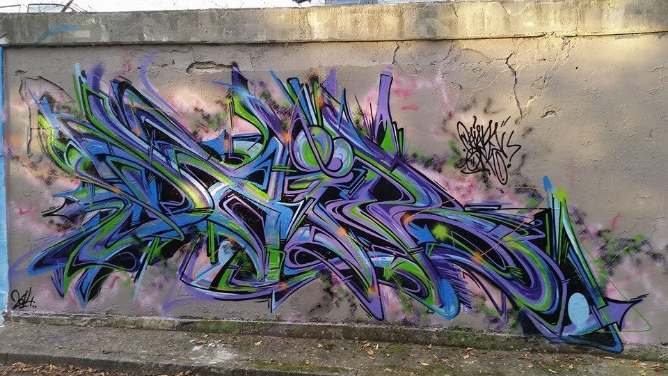 Graffiti Wall - Photo by DaiaR - dair, daiar, swbf (2014)