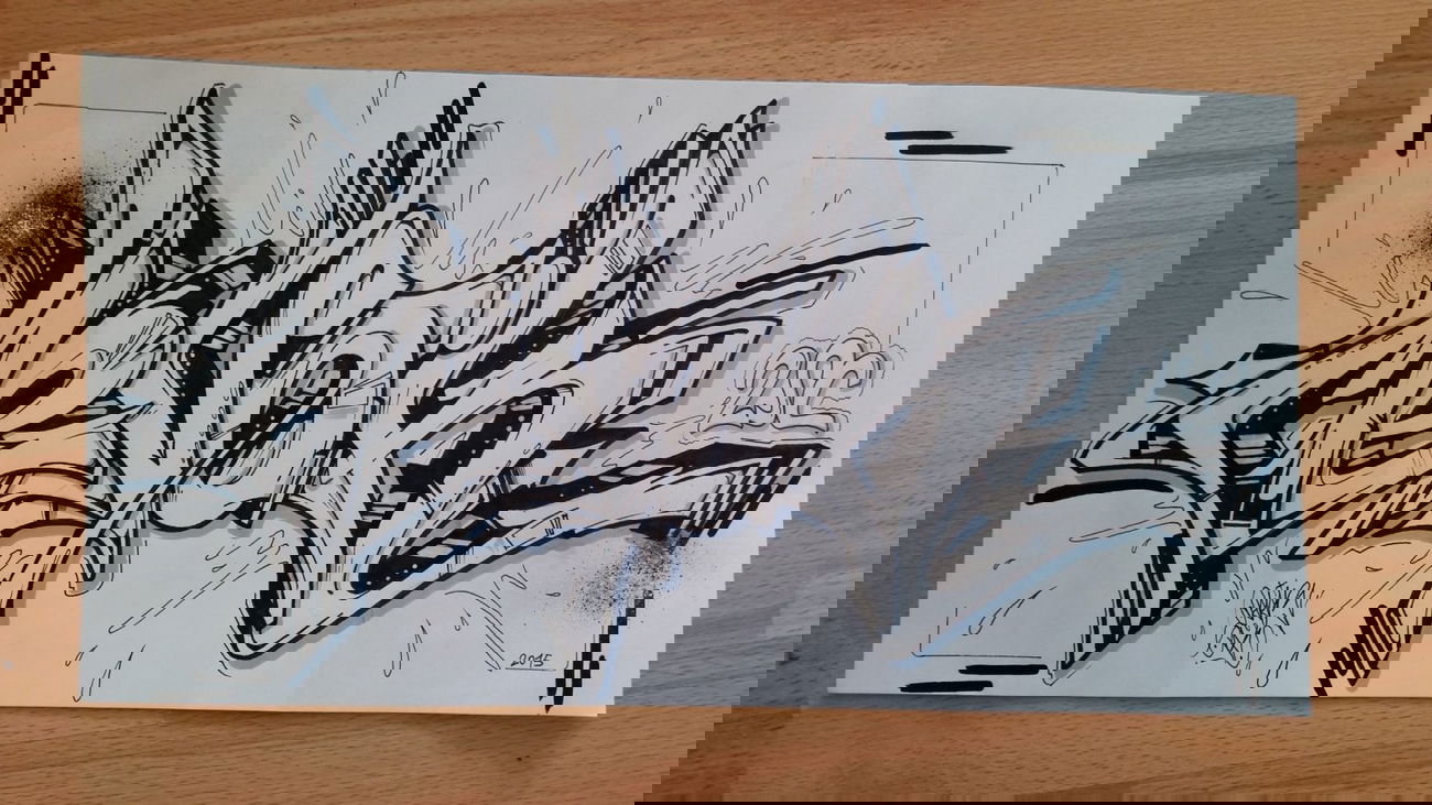 Graffiti Sketch - Photo by DaiaR - dair, daiar, mevok (2015)