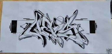 Graffiti Sketch - Photo by DaiaR (2016)