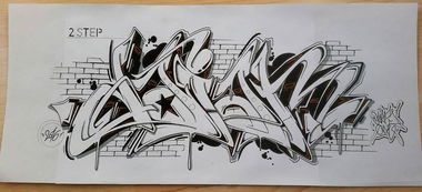 Graffiti Sketch - Photo by DaiaR - dair, daiar