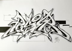 Graffiti Sketch - Photo by DaiaR - Daiar, dair, poser (2016)