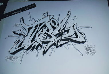Graffiti Sketch - Photo by DaiaR - daiar, dair, 2cs (2016)