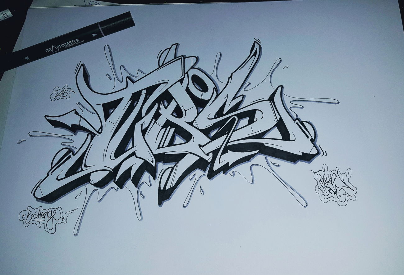 Graffiti Sketch - Photo by DaiaR - daiar, dair, 2cs (2016)