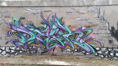 Graffiti Wall - Photo by DaiaR - daiar, dair, two (2015)
