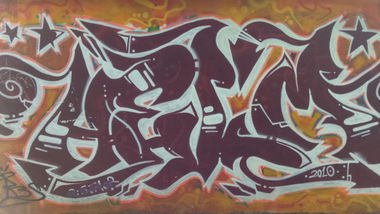 Graffiti Wall - Photo by DailySick - helm, bayreuth, hall (2014)