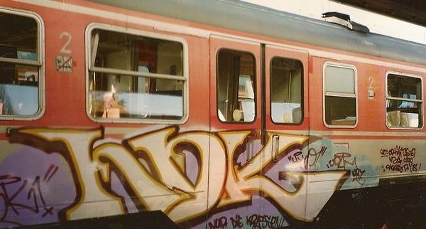 Graffiti Wall - Photo by DailySick - NDK, NUR, DIE