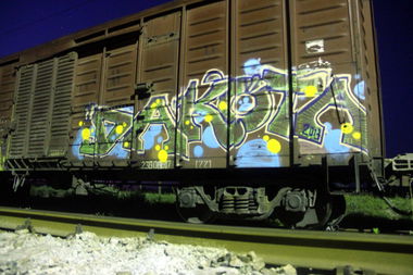 Graffiti Train in Yalta - Photo by Dakota - Dakota (2013)