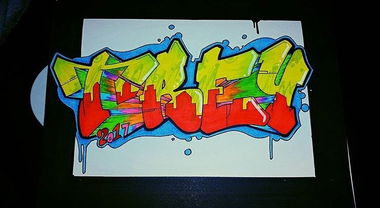 Graffiti Sketch - Photo by Damc215 - streetpins, graff, philly