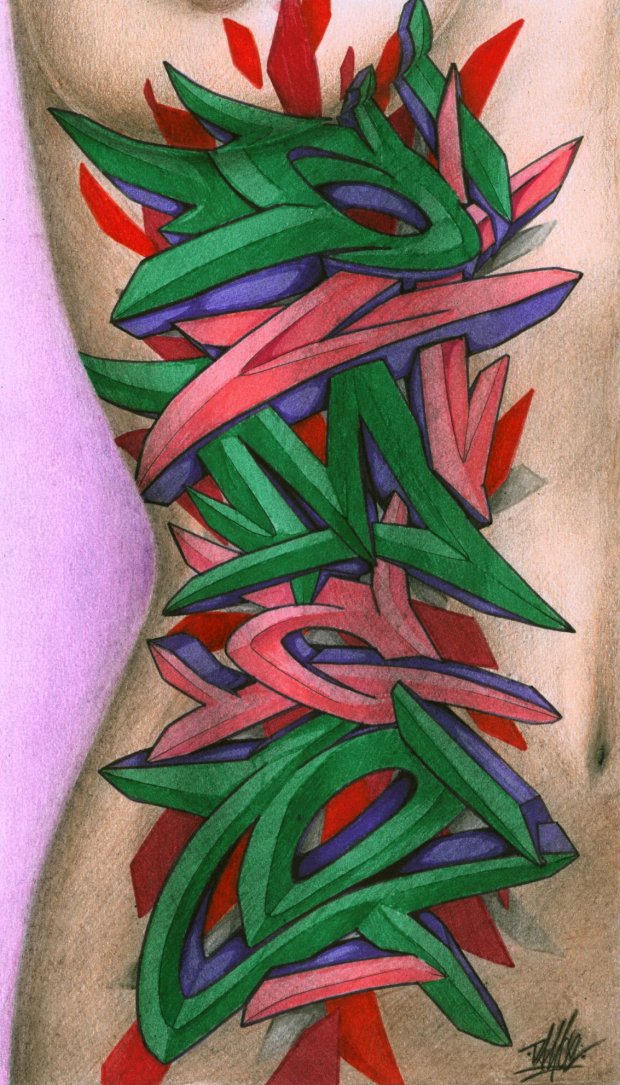 Graffiti Sketch - Photo by Damce - damce (2013)