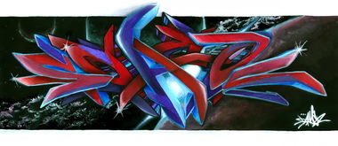 Graffiti Sketch - Photo by Damce - Damce (2013)