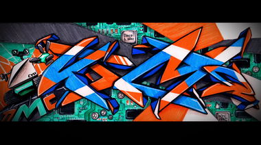 Graffiti Sketch in Saint Petersburg - Photo by Damce - damce, itmo (2013)