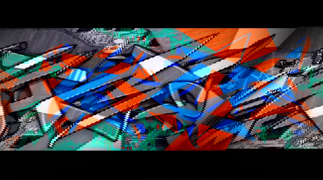 Graffiti Sketch in Saint Petersburg - Photo by Damce - damce, itmo (2013)