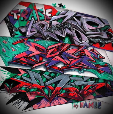 Graffiti Sketch in Saint Petersburg - Photo by Damce - damce, russia, saint-p (2014)