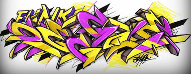 Graffiti Sketch in Saint Petersburg - Photo by Damce - damce (2013)