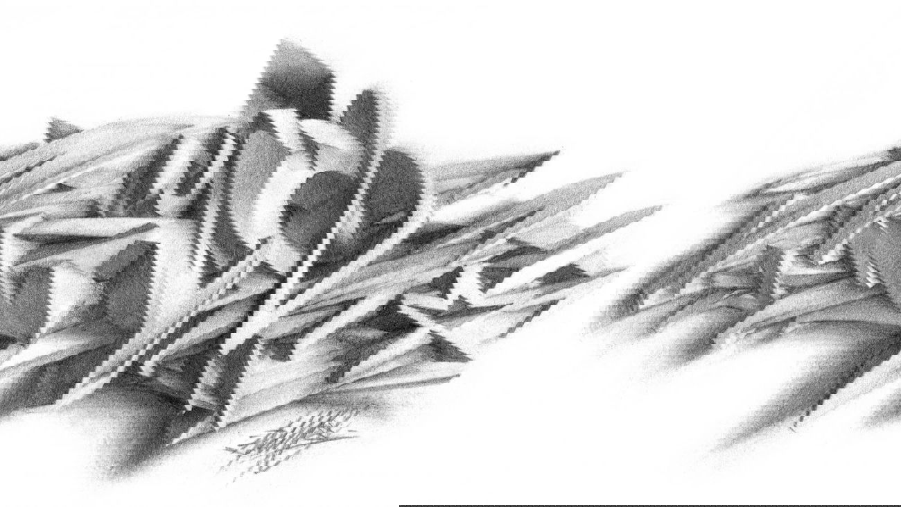 Graffiti Sketch in Saint Petersburg - Photo by Damce - 3d, damce (2014)