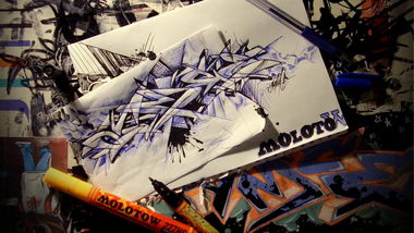 Graffiti Sketch - Photo by Damce - damce (2013)