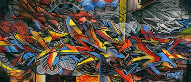 Graffiti Sketch - Photo by Damce - Damce, sketch (2014)