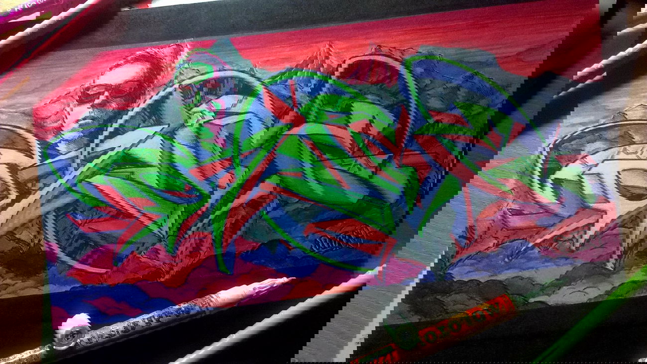 Graffiti Sketch - Photo by Damce - Damce, sketch (2014)