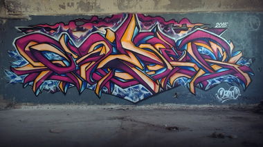 Graffiti Wall in Посадский Округ - Photo by Damce - Damce (2015)