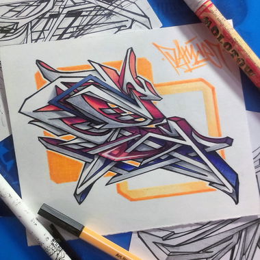 Graffiti Sketch - Photo by Damce (2016)