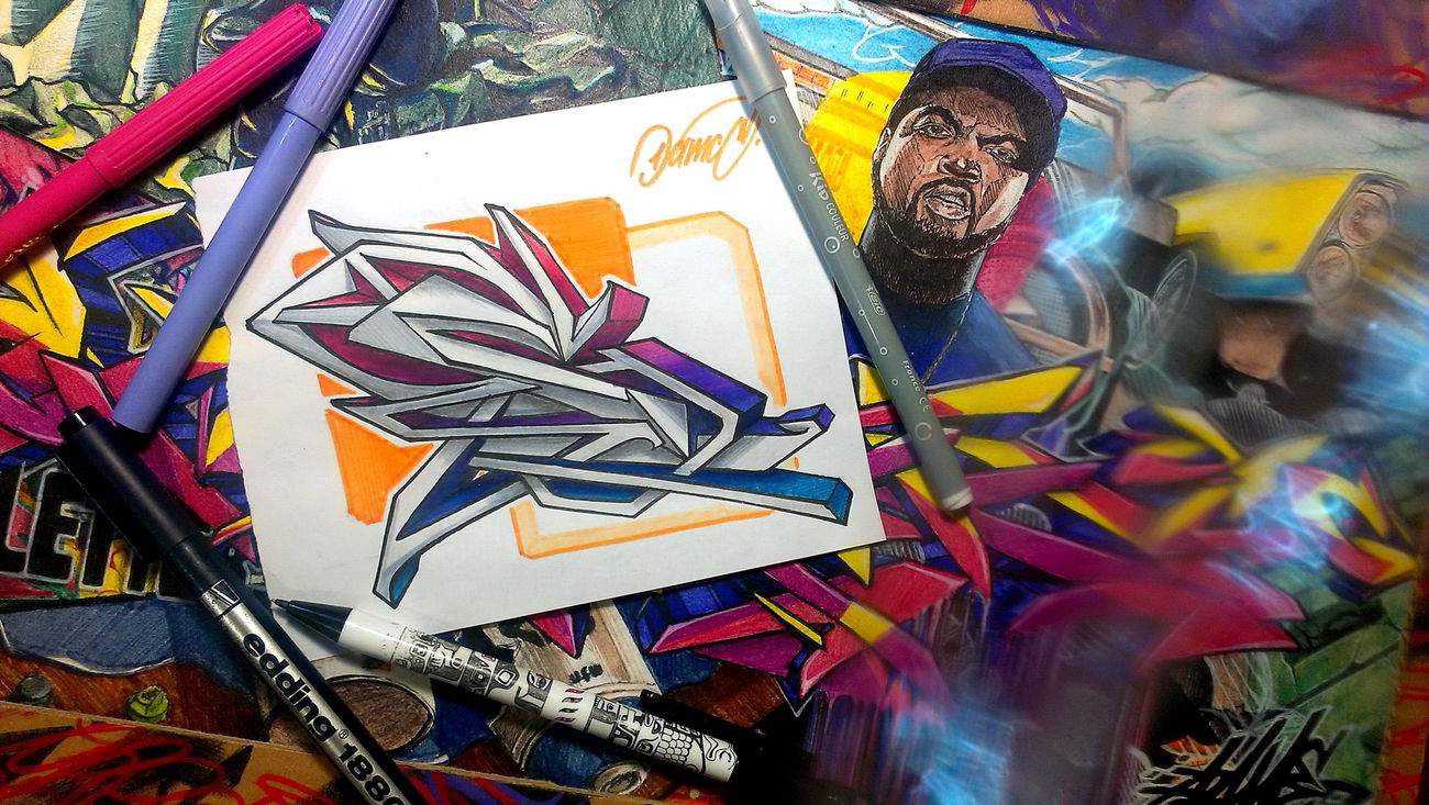 Graffiti Sketch - Photo by Damce (2016)