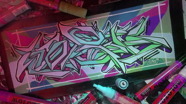 Graffiti Sketch - Photo by Damce - Damce, sketch, molotow (2015)