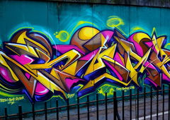 Graffiti Bombing in Uk.  - Photo by DanielShox123 - graffiti, streetart, bombings (2017)