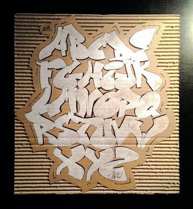 Graffiti Sketch - Photo by Daps - Alphabet, Daps (2014)
