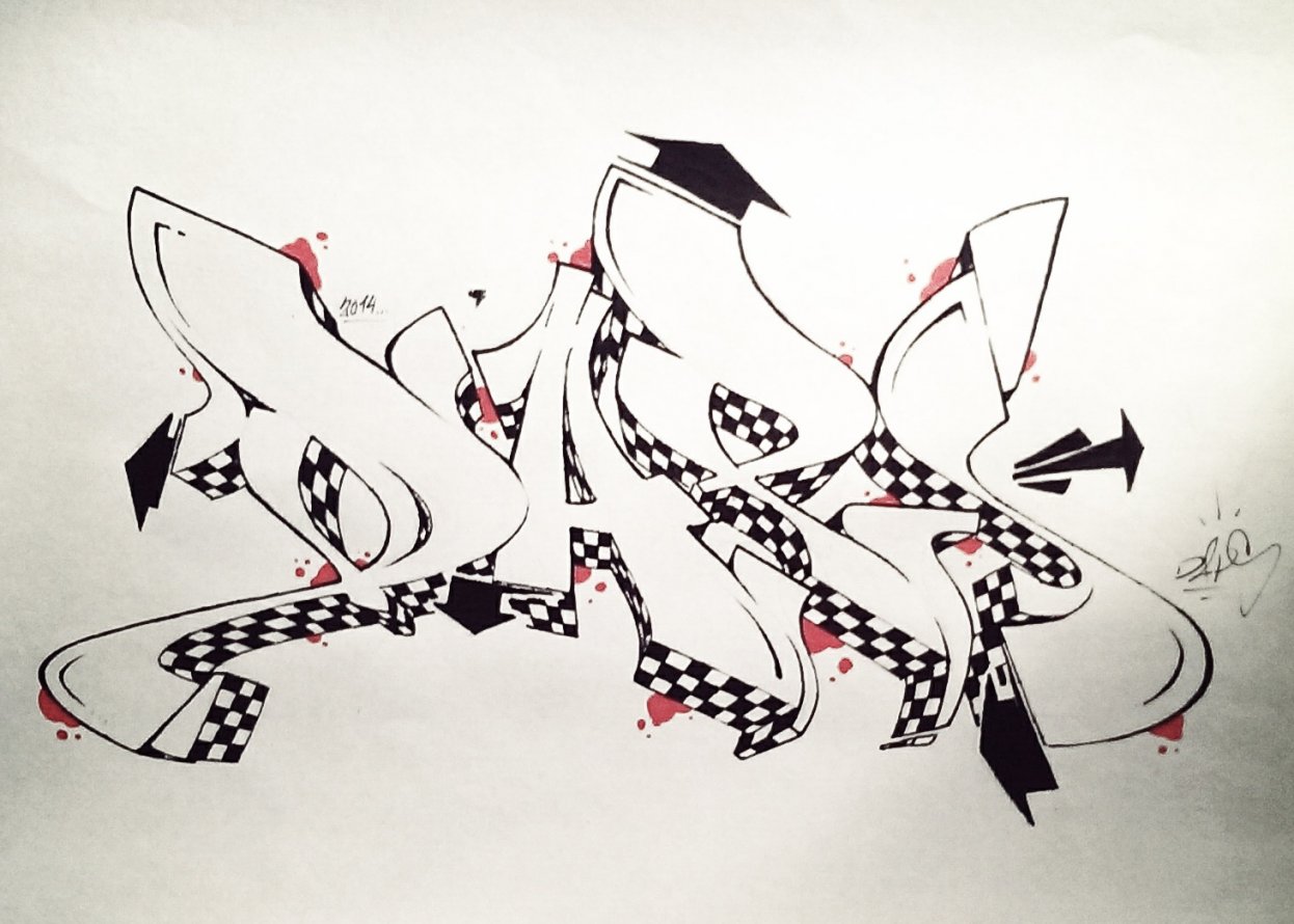 Graffiti Sketch - Photo by Daps - Daps (2014)