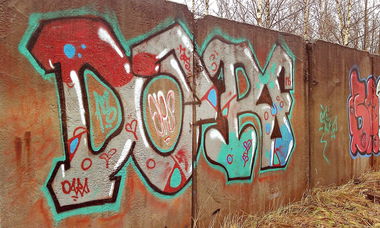 Graffiti Wall - Photo by Darfoner