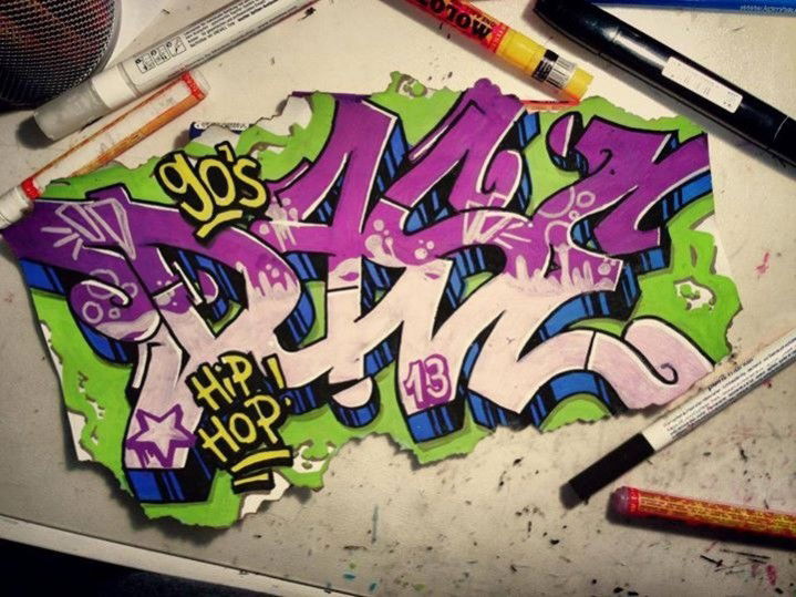 Graffiti Sketch in Bern - Photo by Dase - Bern, hip, hop