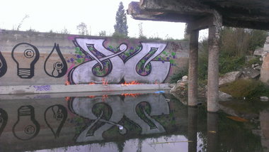 Graffiti Bombing - Photo by Daser - AC (2014)