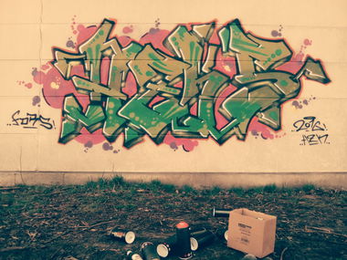 Graffiti Wall - Photo by Dasistkunst - hzk, fors