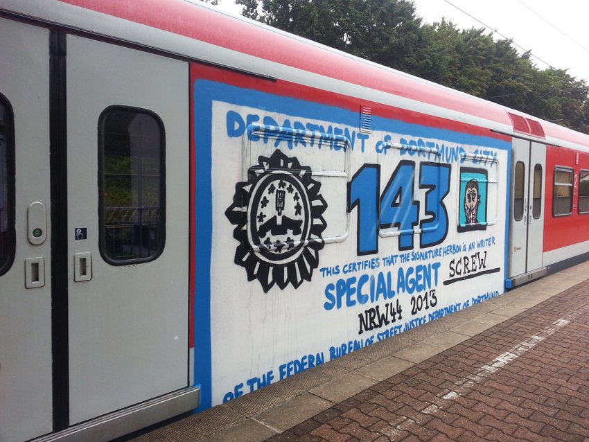 Graffiti Train - Photo by Dauer_Welle - 143