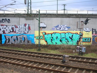 Graffiti Wall in Dortmund - Photo by Dauer_Welle - Kel, Trist, Tour