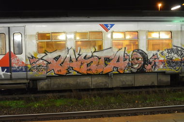 Graffiti Train - Photo by Dauer_Welle - PASTA