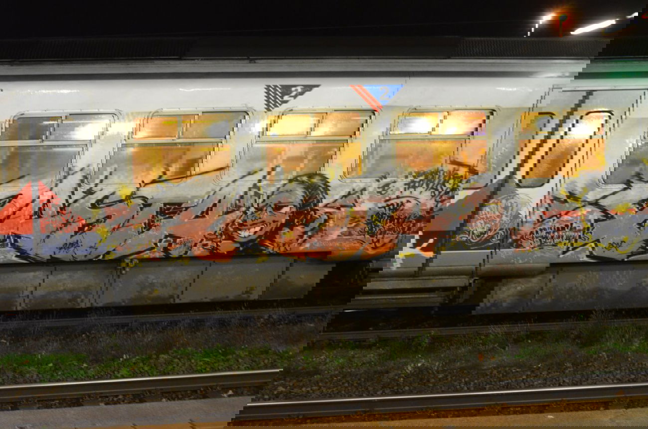 Graffiti Train - Photo by Dauer_Welle - PASTA