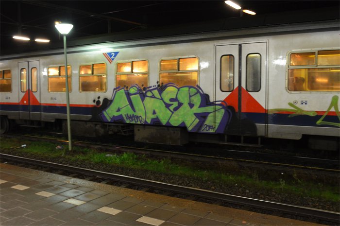 Graffiti Train - Photo by Dauer_Welle - AJAER