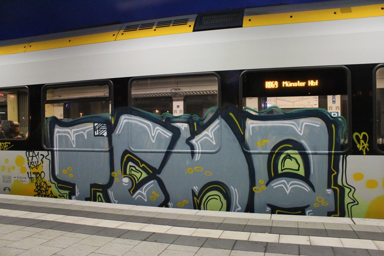Graffiti Train - Photo by Dauer_Welle - TEMA