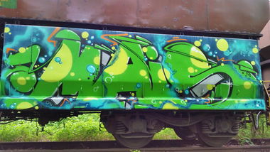 Graffiti Train - Photo by Dauer_Welle - MAIS