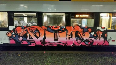 Graffiti Train - Photo by Dauer_Welle - RE.3
