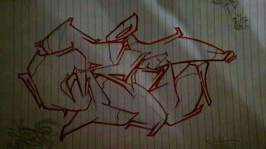 Graffiti Sketch in Állítsa Be A Helyzetet - Photo by DavKares