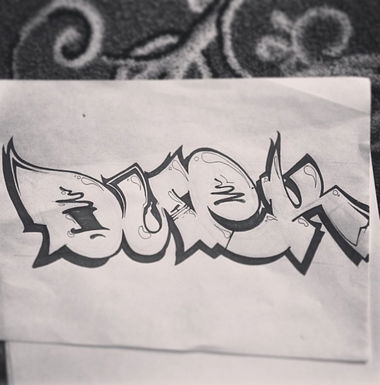 Graffiti Sketch in Saint Petersburg - Photo by Davay_nakleim - Sketches, one, way