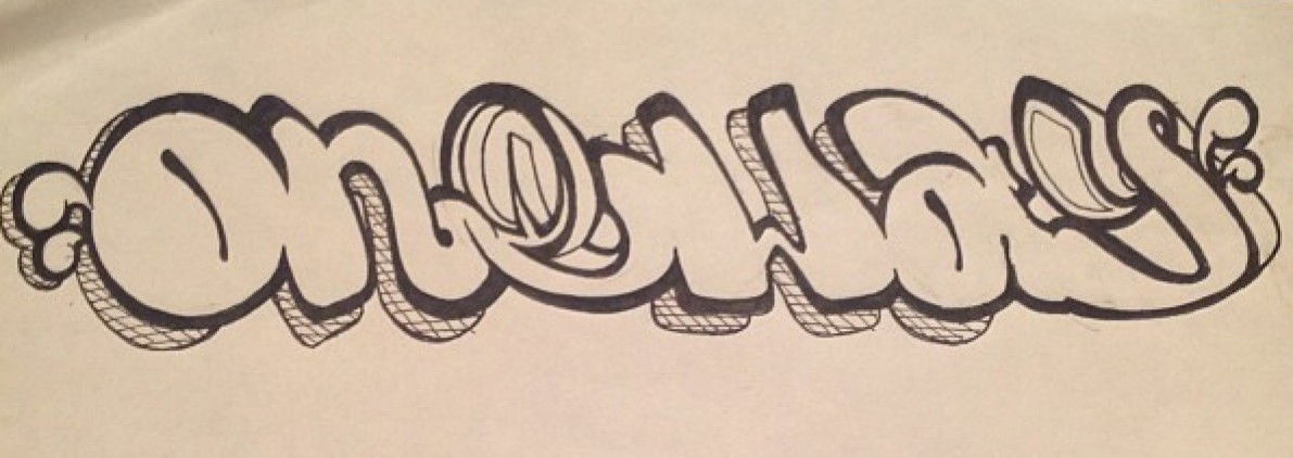 Graffiti Sketch in Saint Petersburg - Photo by Davay_nakleim - Sketch