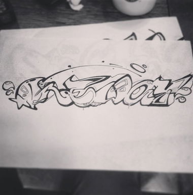 Graffiti Sketch in Saint Petersburg - Photo by Davay_nakleim - Sketch