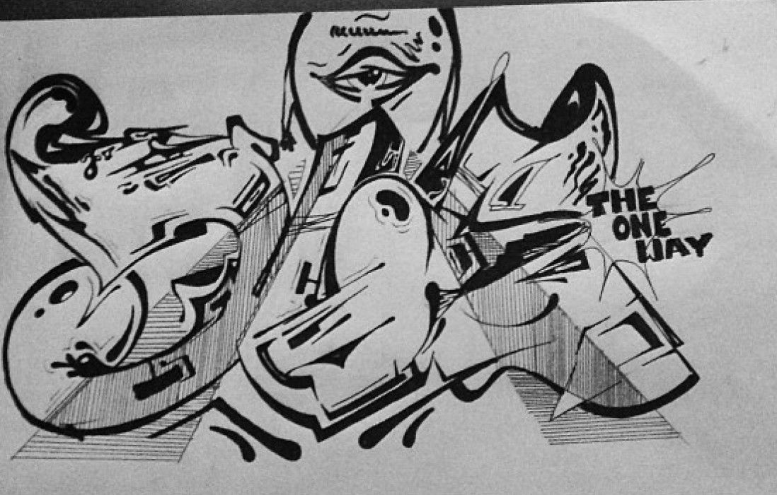 Graffiti Sketch in Saint Petersburg - Photo by Davay_nakleim - Sketch